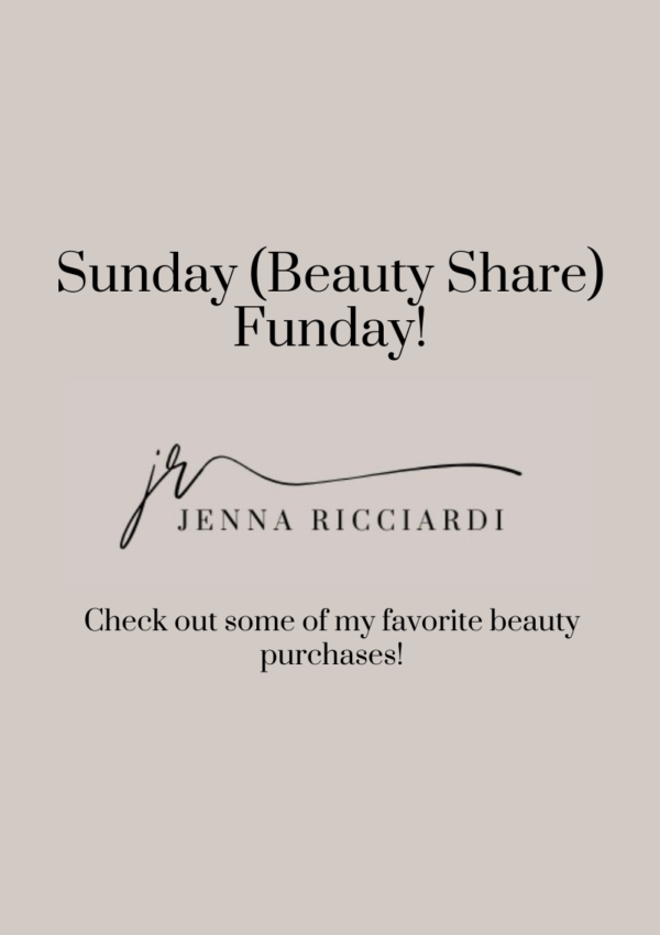 Sunday (Beauty Share) Funday!