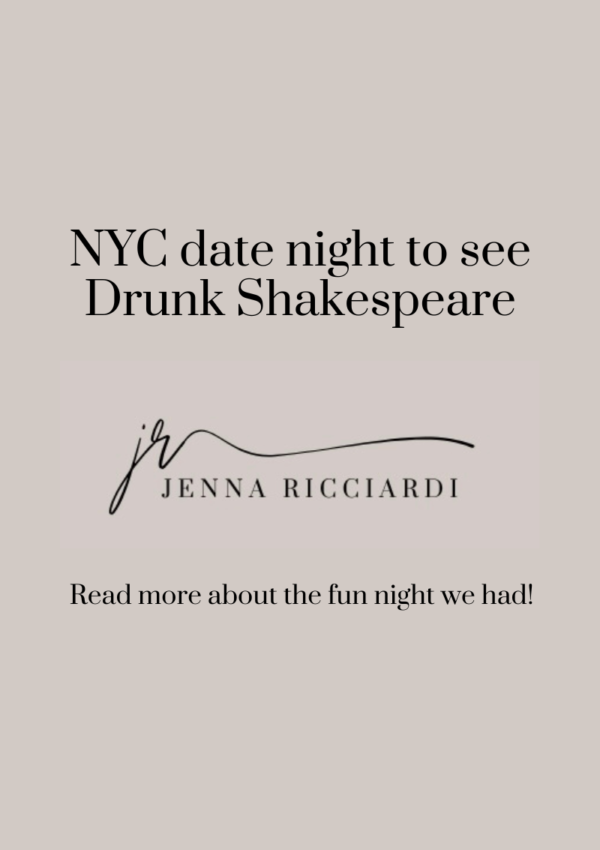 NYC Date Night to See Drunk Shakespeare