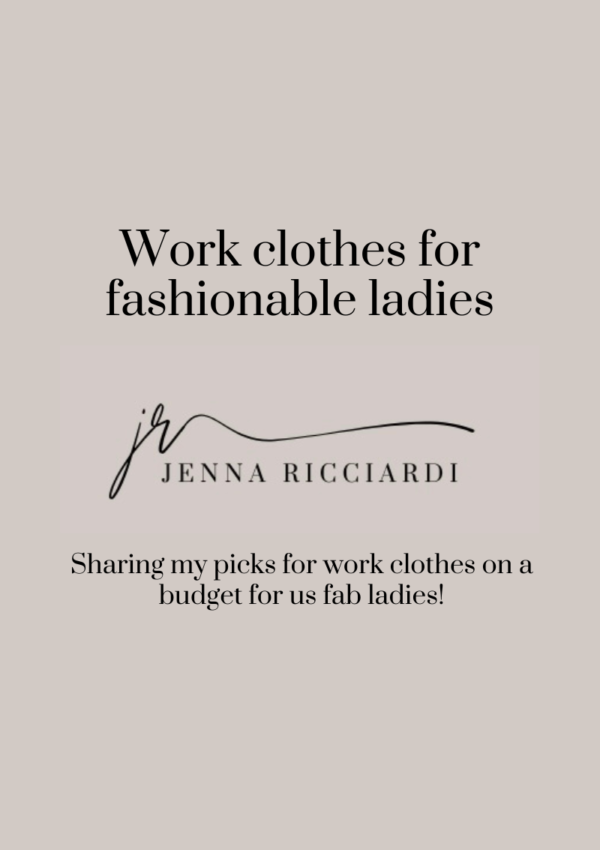 Sharing My Picks For Work Clothes On a Budget For Us Fab Ladies!