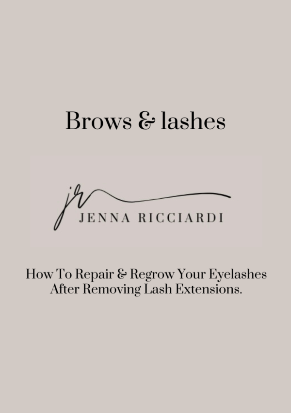 How To Repair & Regrow Your Eyelashes After Removing Lash Extensions.