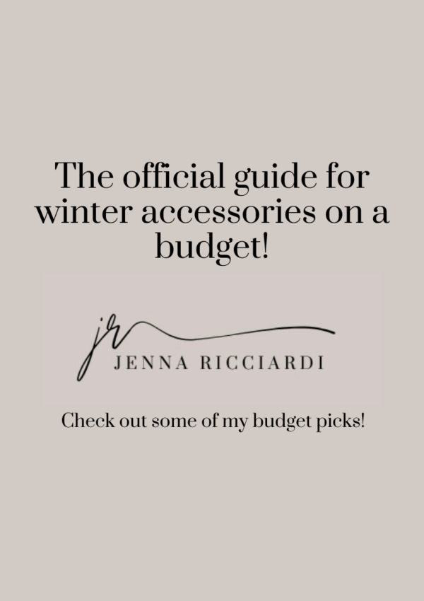 The Official Guide For Winter Accessories on a Budget!