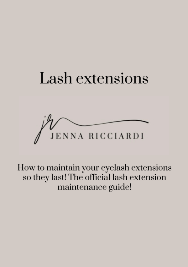 How To Maintain Your Eyelash Extensions So They Last! The Official Lash Extension Maintenance Guide!